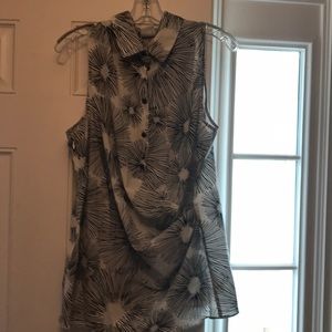 Cabi Priority Sleeveless Blouse Size XL